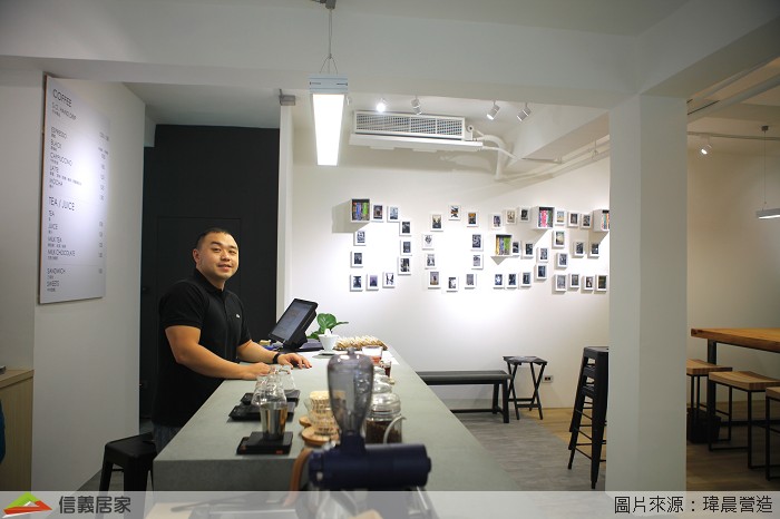咖啡店裡的視覺重點無庸置疑一定是吧檯!