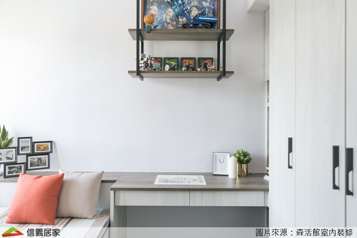 白色書房室內裝潢設計，包括裝潢圖片