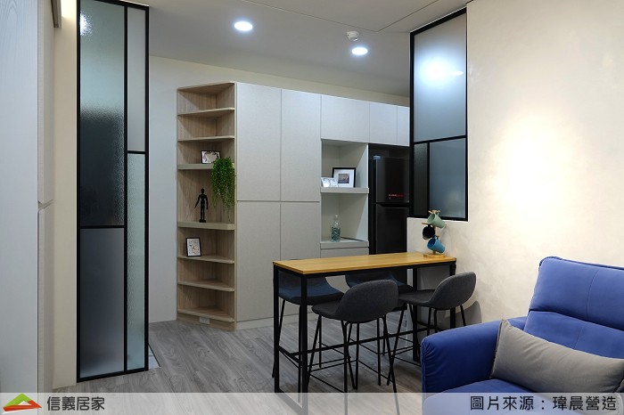 不動格局也可以！18坪中古屋搖身成為暖陽摩登宅